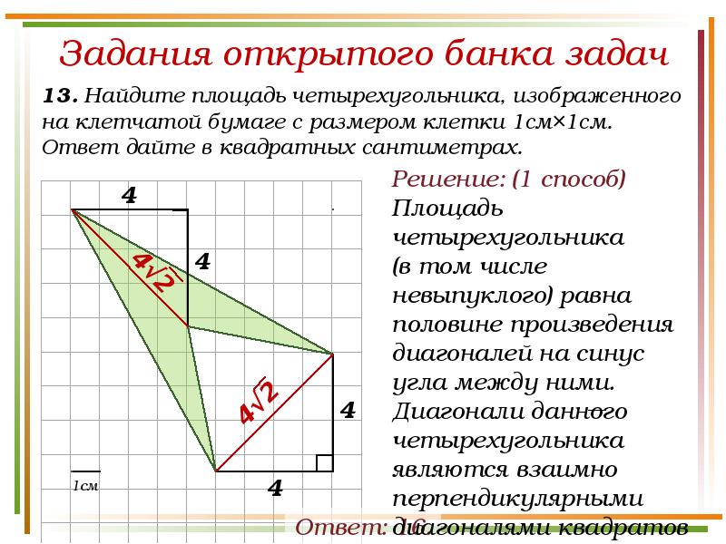 Задания открытого банка задач