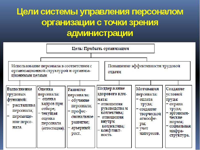 Презентация функции управления персоналом