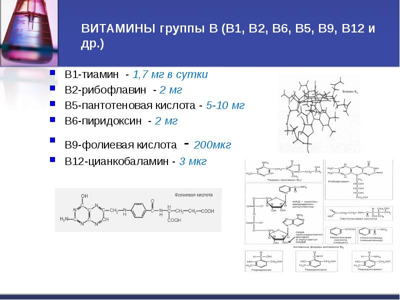 Витамин с презентация химия