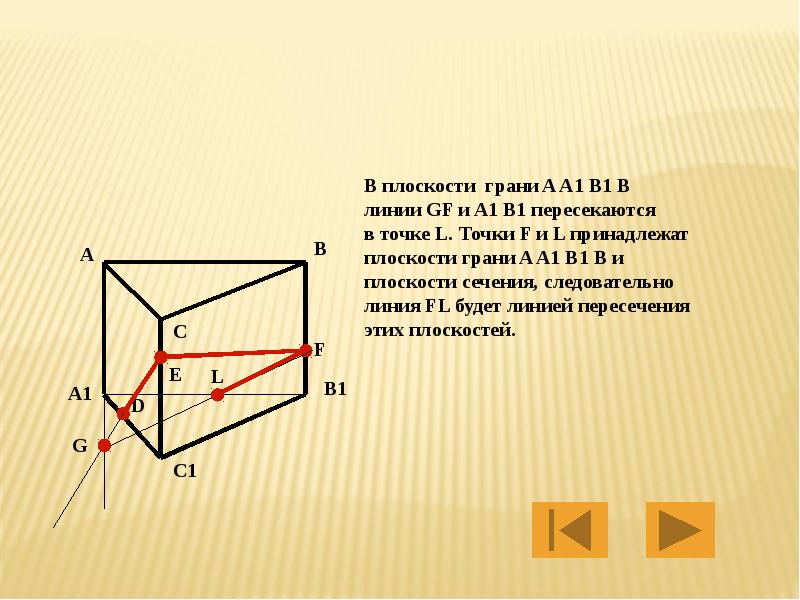 Построение сечений многогранников презентация