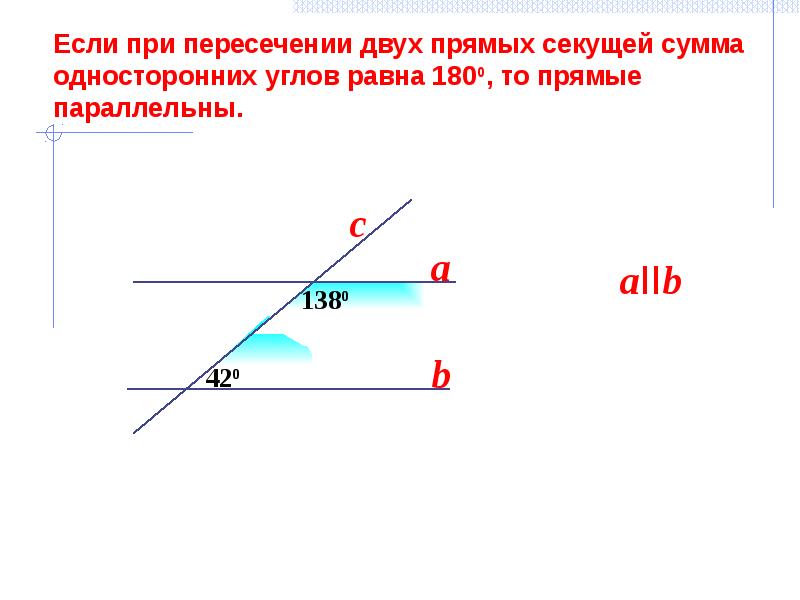 На рисунке обозначены некоторые углы при данных прямых и секущей