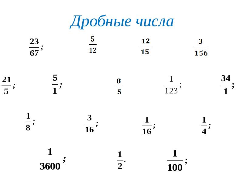 Дробная карта д5