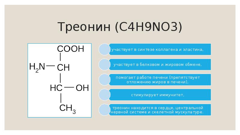 Треонин (C4H9NO3) Треонин (C4H9NO3)