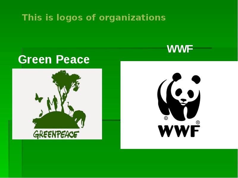 Wwf презентация на английском