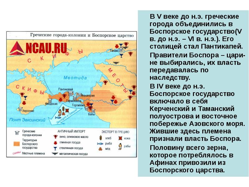 Проект боспорское царство