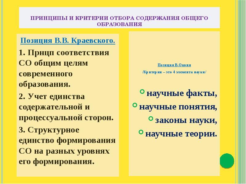 Принципы отбора содержания окружающий мир. Принципы отбора содержания окружающий мир