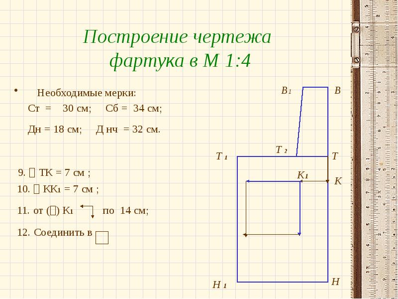 Чертеж фартука. Чертеж фартука в масштабе 1 4. Чертёж фартука в масштабе 1 1. Построение чертежа фартука , в масштабе 1:4. Чертёж фартука в м1:4.