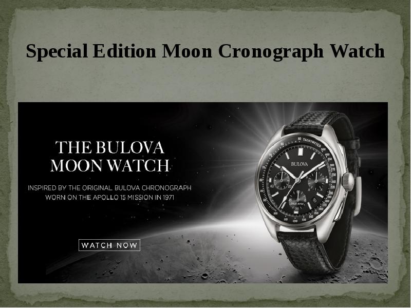 Special Edition Moon Cronograph Watch Special Edition Moon Cronograph Watch