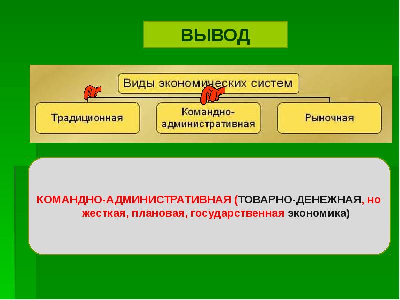 Роль государства в экономических системах план