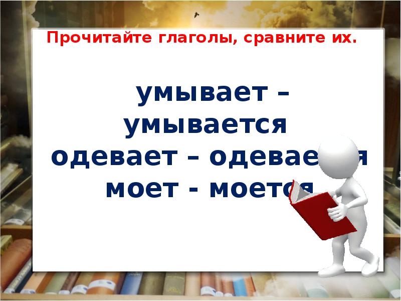 Возвратность глагола 5 класс презентация