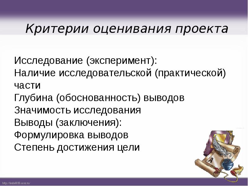 Конечный продукт исследовательского проекта