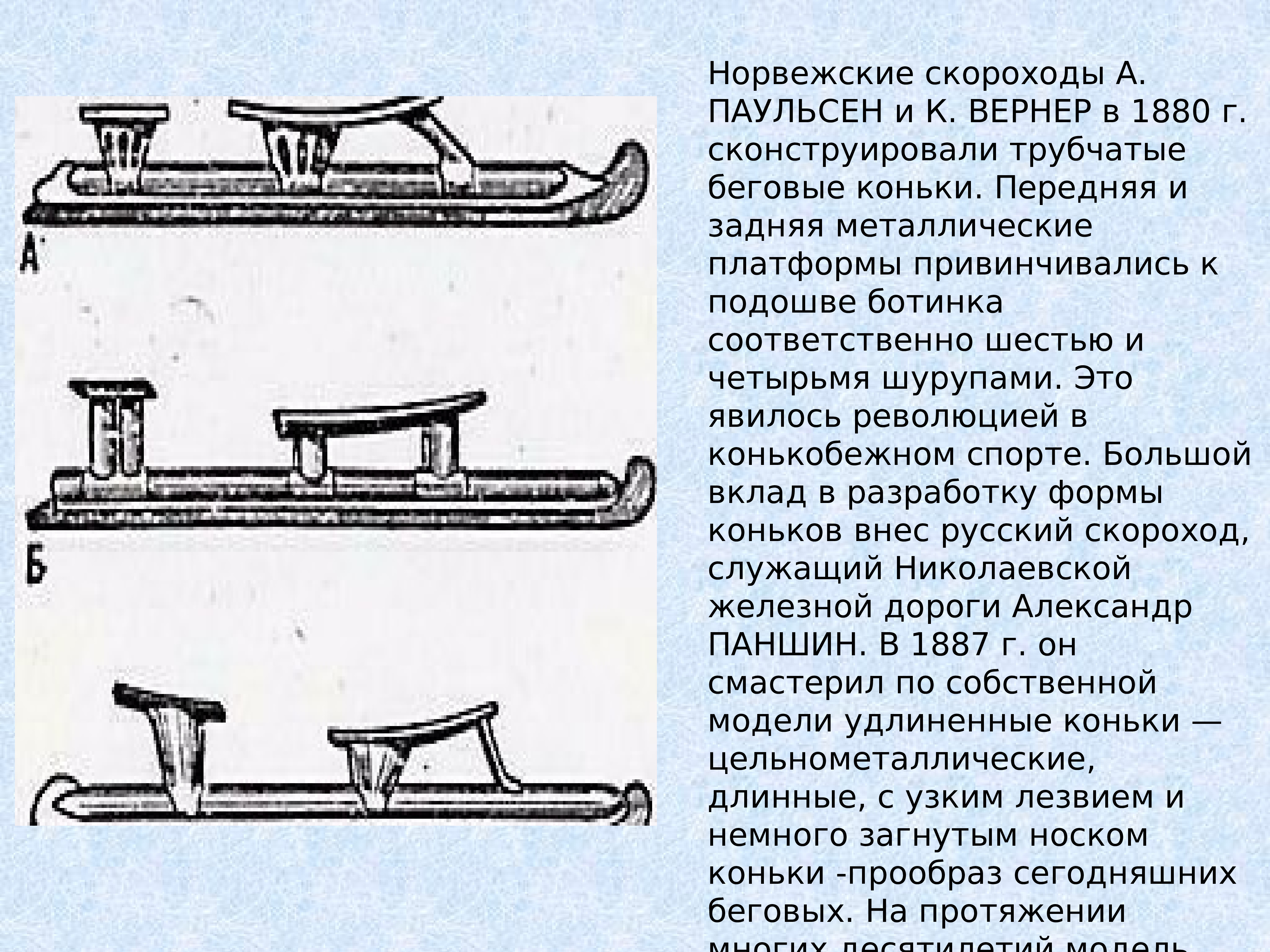 История коньков