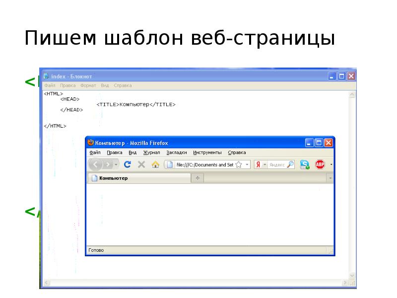 С каких шаблонов пишут сайты. Содержание веб страниц