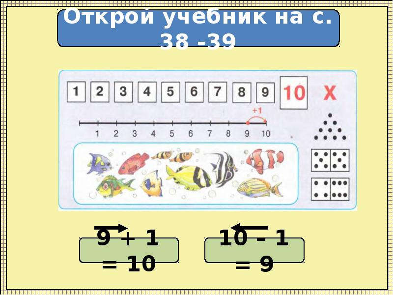 Число 10 презентация 1 класс