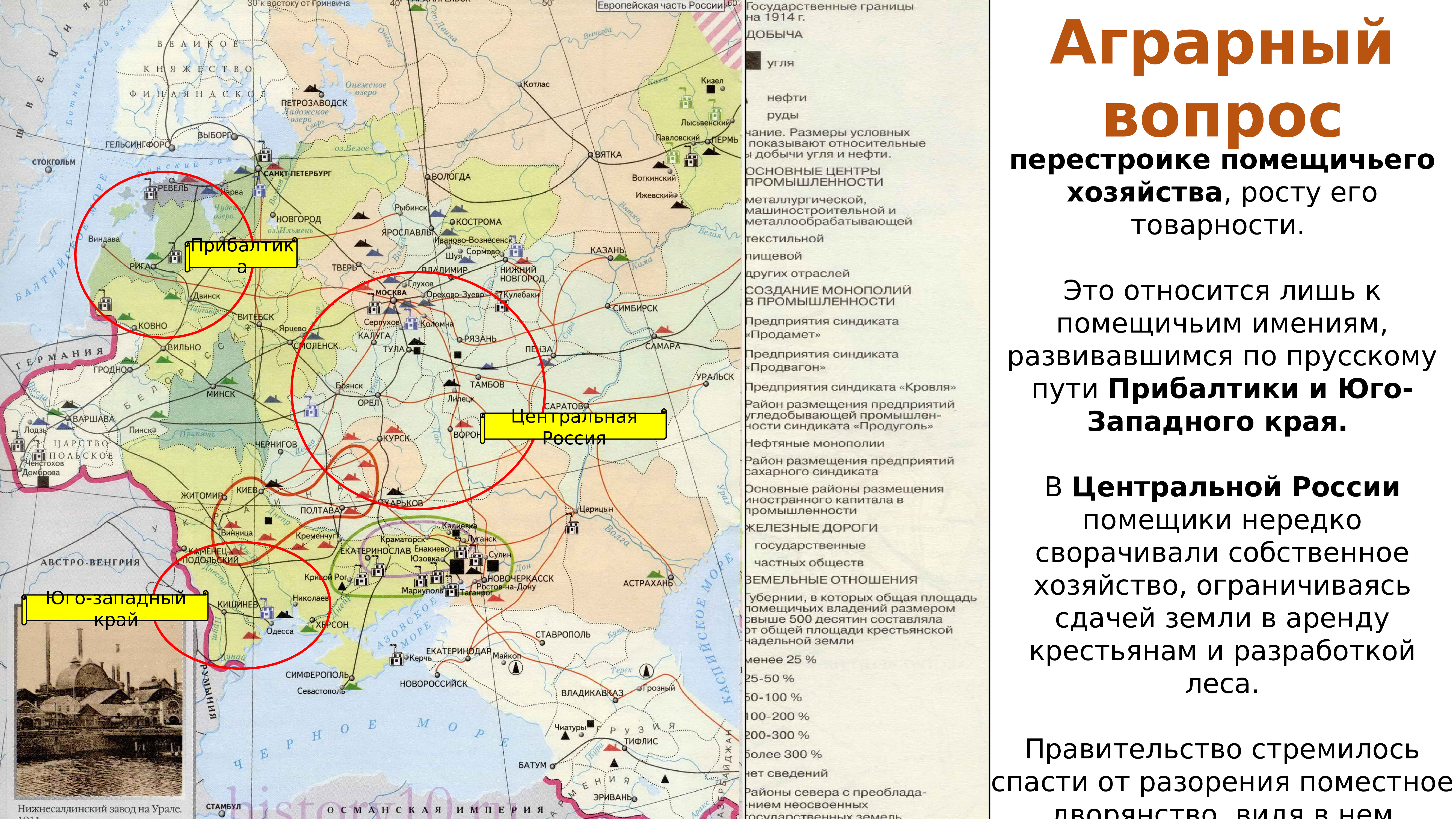 Экономическое развитие россии карта