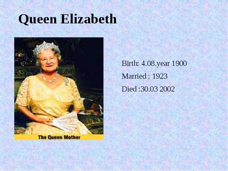Queen Elizabeth