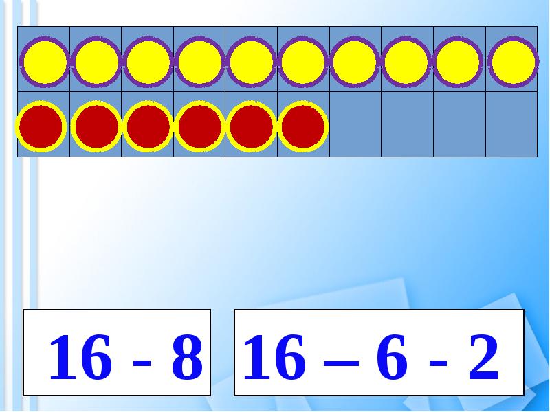 Разность 16 и 6