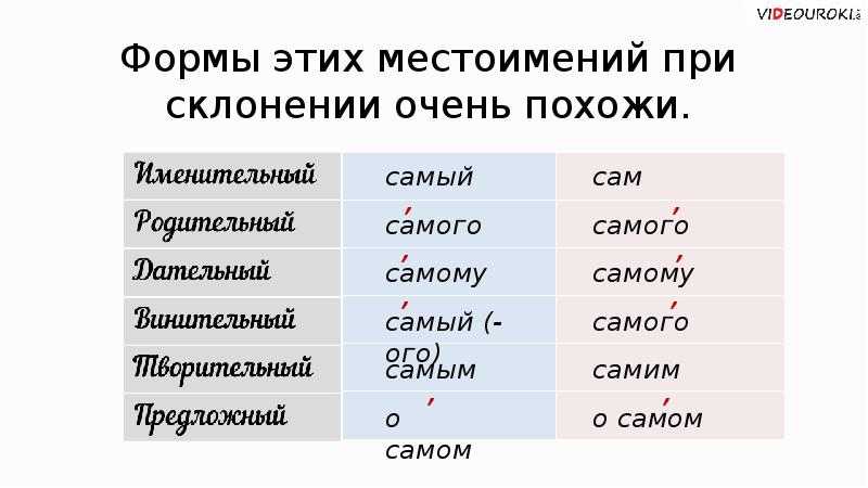 Определительные местоимения 6 класс конспект урока. Падежи определительных местоимений. Определительные местоимения ЕГЭ русский язык. Определителльные местоими. Определительные местоимения 6 класс презентация.