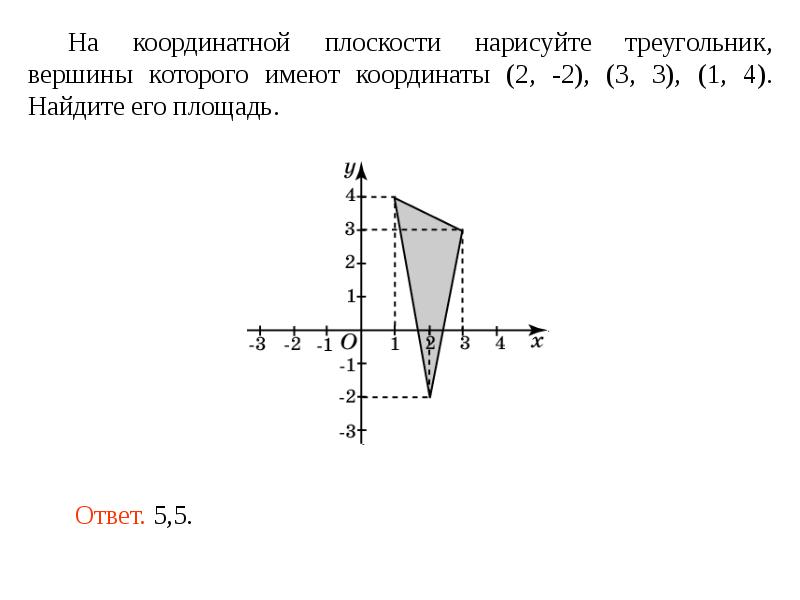 Вершины треугольника имеют координаты а 1. Найти а имея координаты. Как найти площадь треугольника на координатной плоскости. Найди площадь фигуры на координатной плоскости. 5 2 Ответ:. Координатам 54.16535587118095.