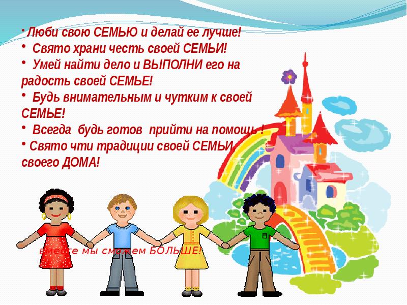 Классный час семья презентация 3 класс