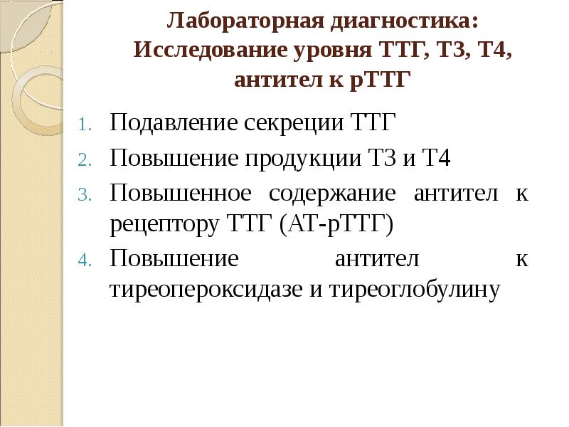 Содержание заболевания. Антитела к рецепторам тиреотропного гормона. ТТГ, т4, т3, антитела к тиреопероксидазе. Антитела к рецепторам ТТГ 18 вопрос 03. Угнетение секреции ТТГ что это.