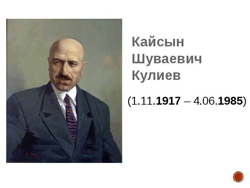 К кулиев презентация