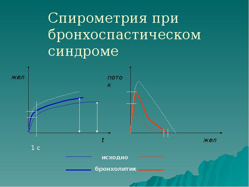 Спирометрия при бронхоспастическом синдроме Спирометрия при бронхоспастическом синдроме