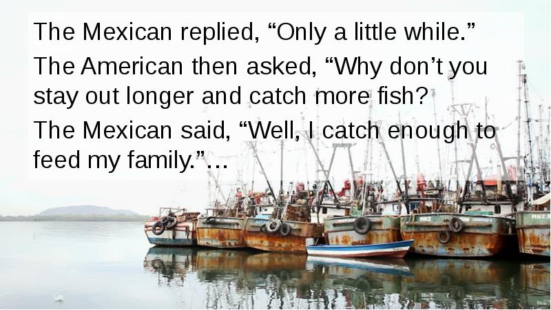 The Mexican replied, “Only a little while.”
The Mexican replied, “Only The Mexican replied, “Only a little while.”
The Mexican replied, “Only