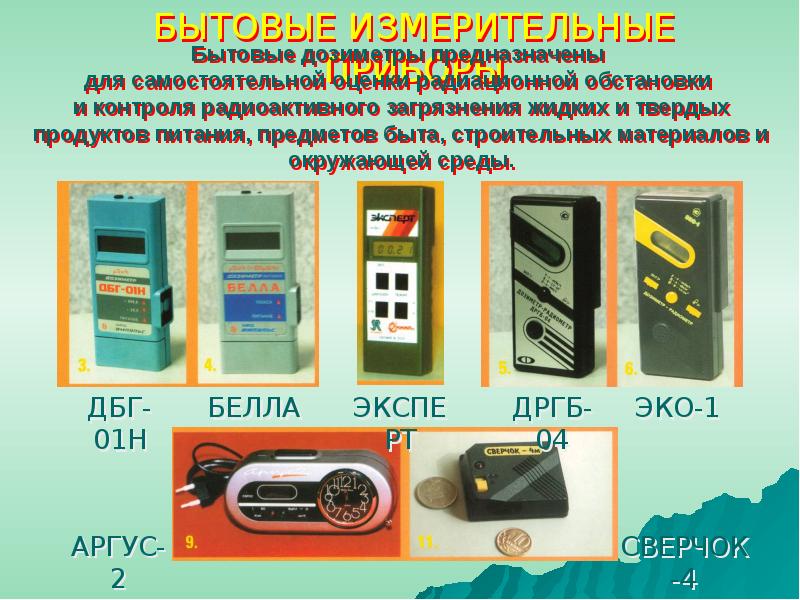 Приборы радиационной и химической разведки презентация