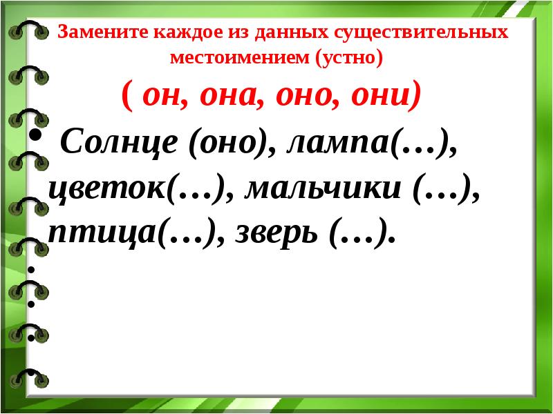 Местоимение 3 класс презентация и конспект