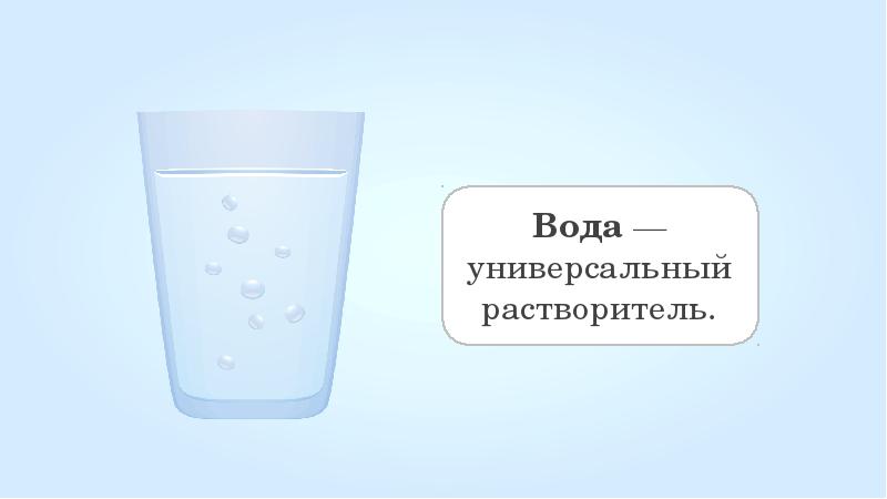 Вода универсальный растворитель проект