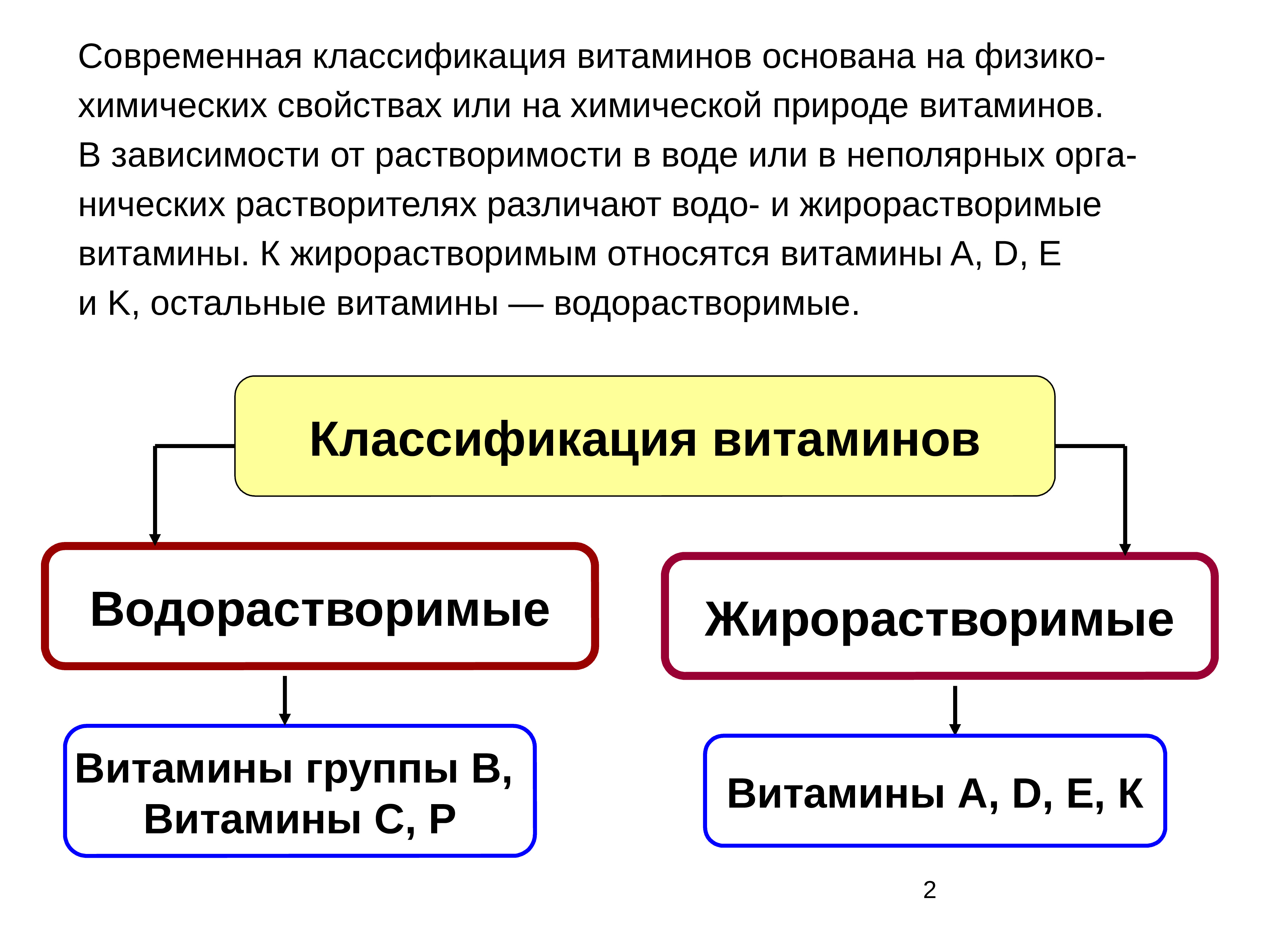 Классификация витаминов картинка