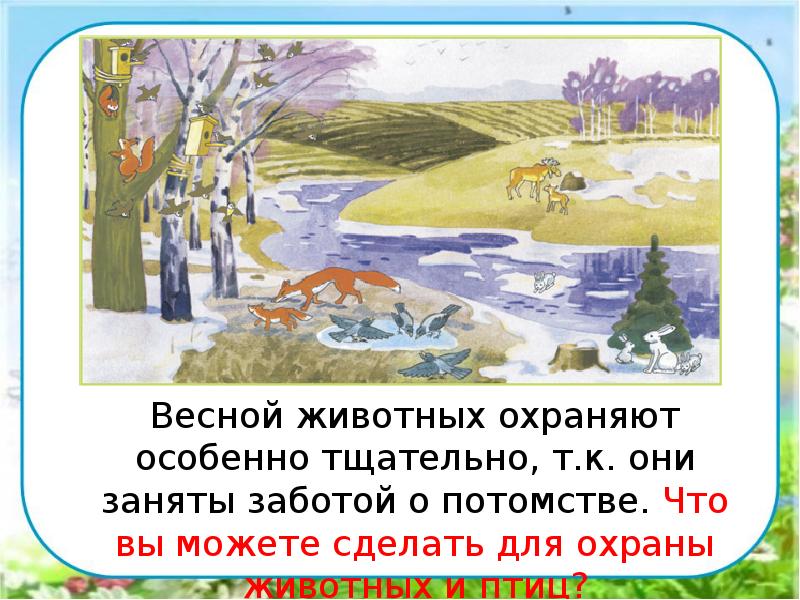 Презентация в гости к весне 2 класс школа россии окружающий мир плешаков