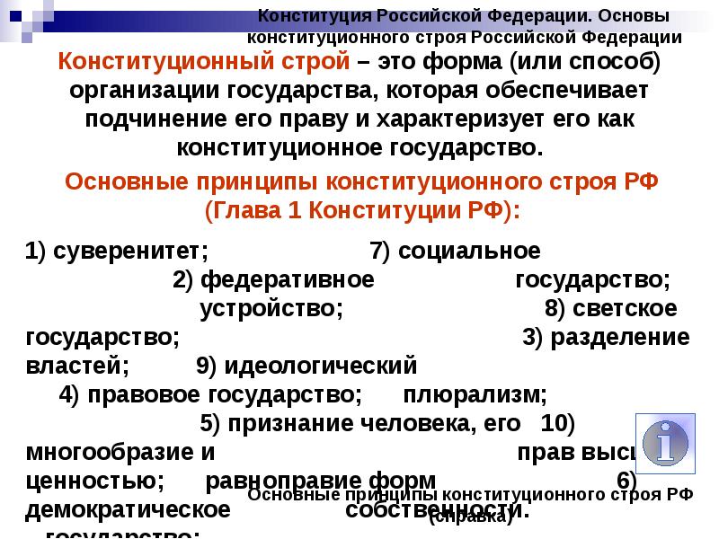 Презентация егэ конституция рф основы конституционного строя