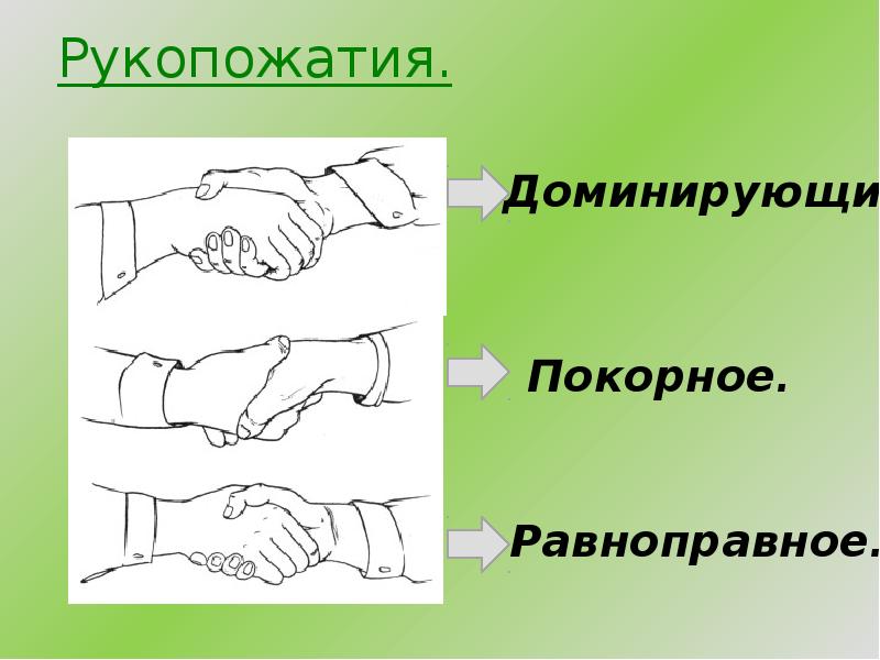 Рукопожатия. Рукопожатия.