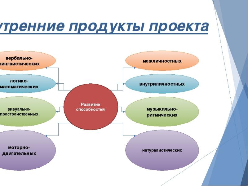 Продуктом проекта может быть