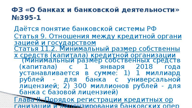 Банковская система РФ презентация.