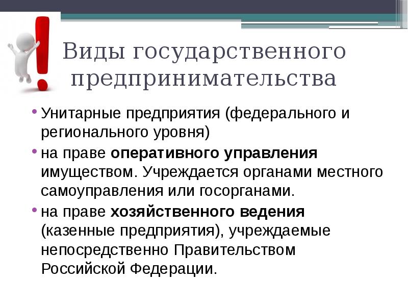 Государственное предпринимательство