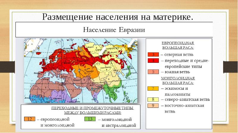 Население политическая карта