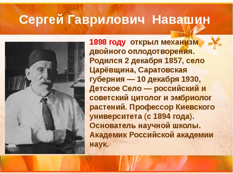 Презентация двойное оплодотворение 6 класс