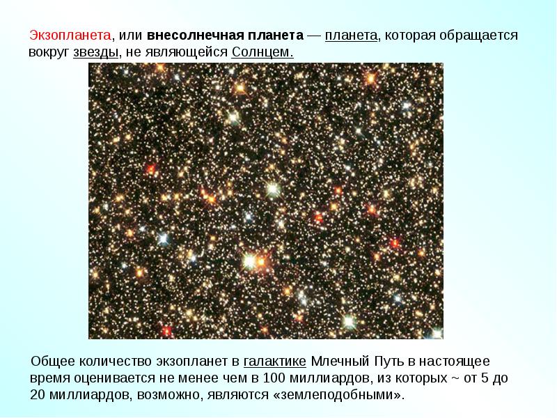 Внесолнечные планеты презентация