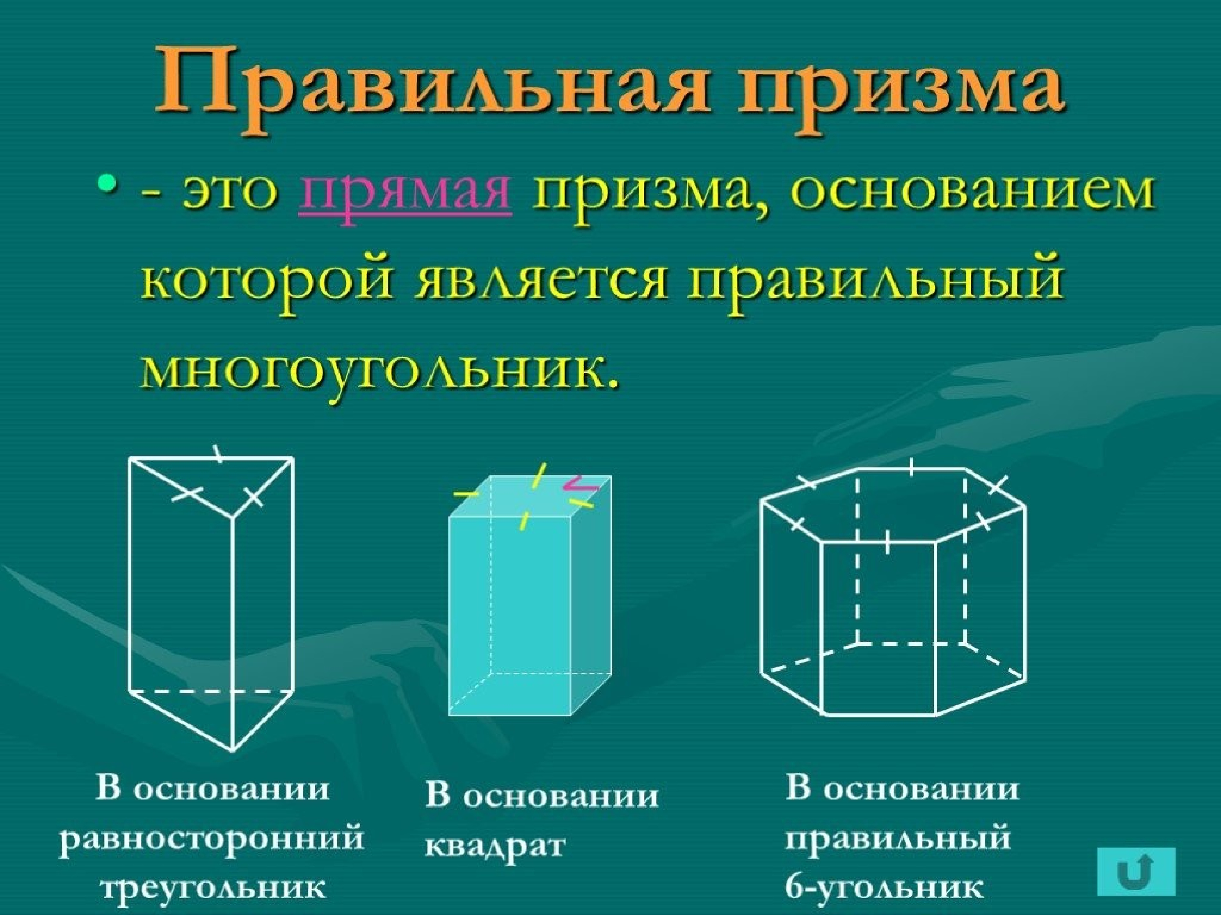 Правильная призма. Многогранная Призма. Элементы правильной Призмы. Правильная Призма и её элементы. Свойства правильной Призмы.