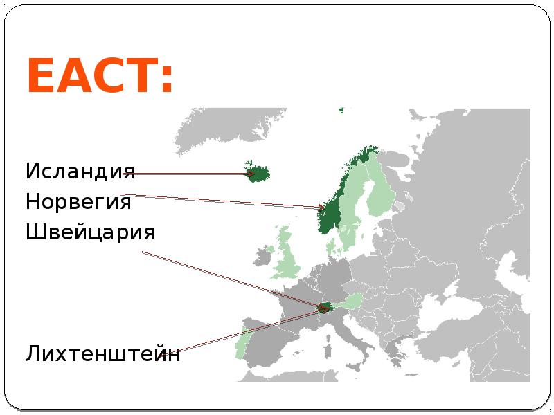 Презентация европейская ассоциация свободной торговли