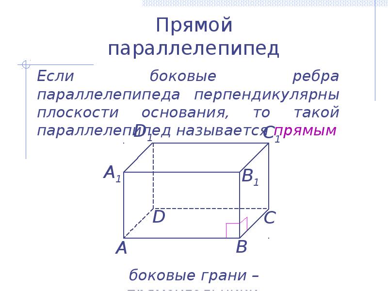 Параллелепипед презентация 10 класс