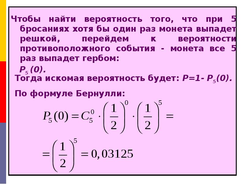 Схема повторных независимых испытаний