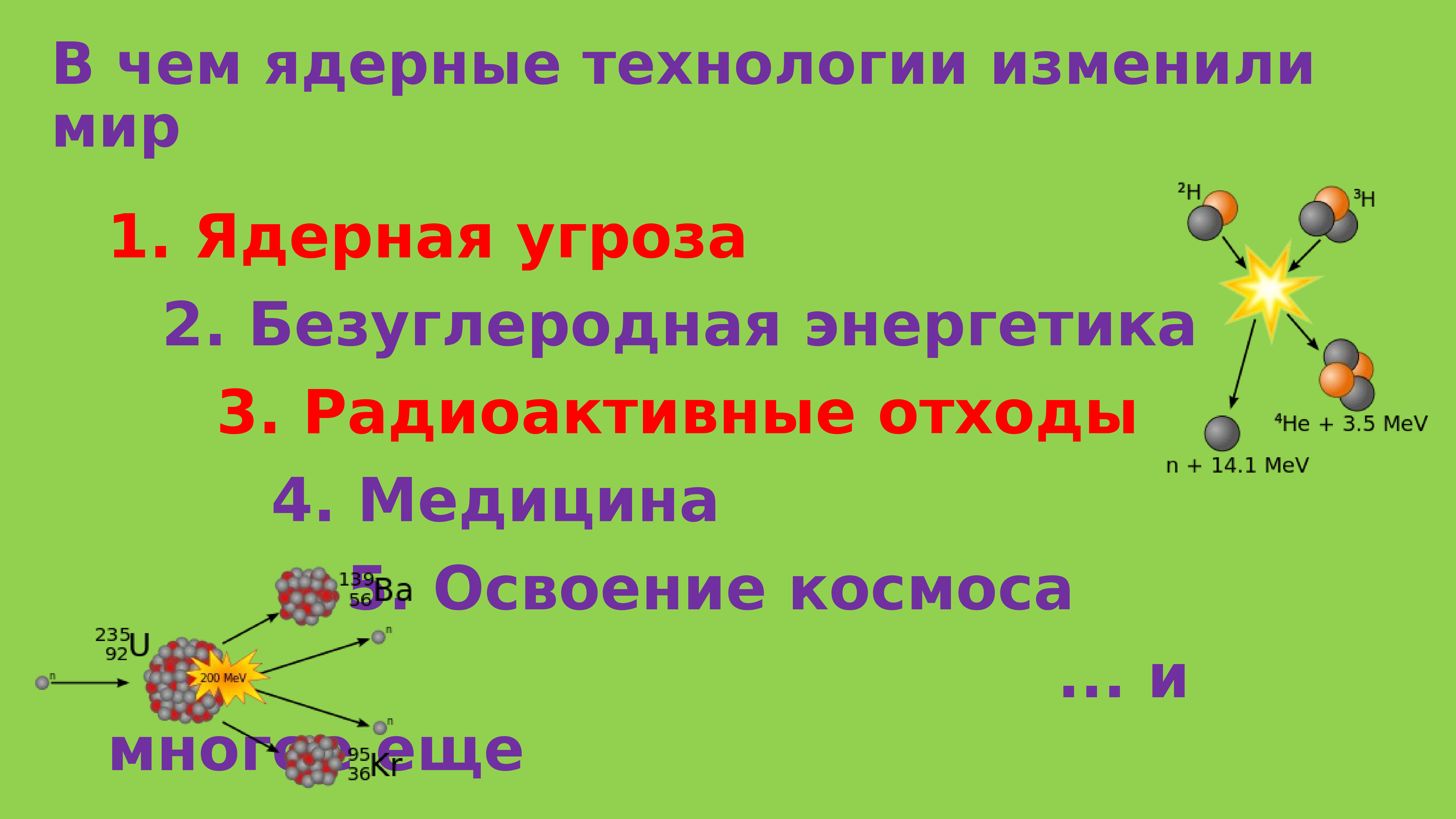 Ядерные технологии проект