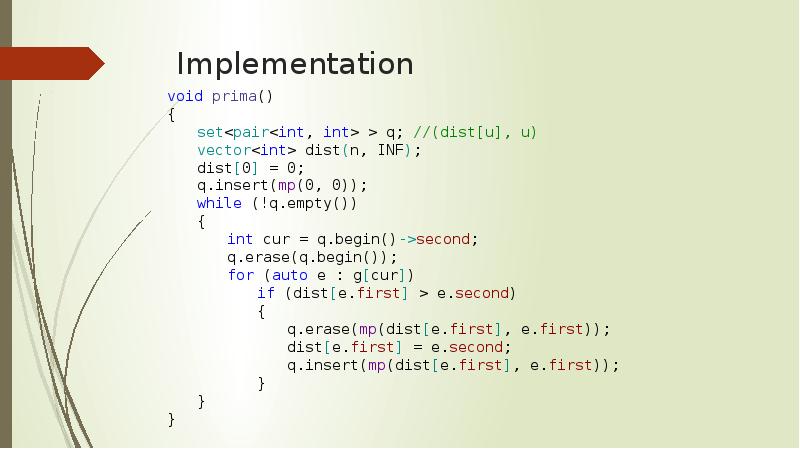 Implementation