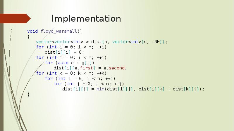 Implementation