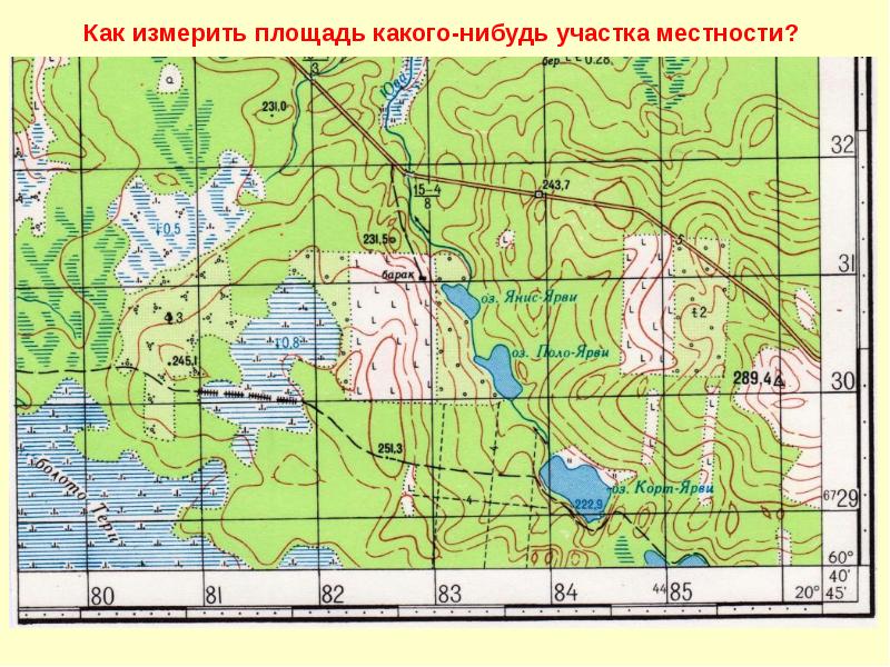 Карта мтф топографическая