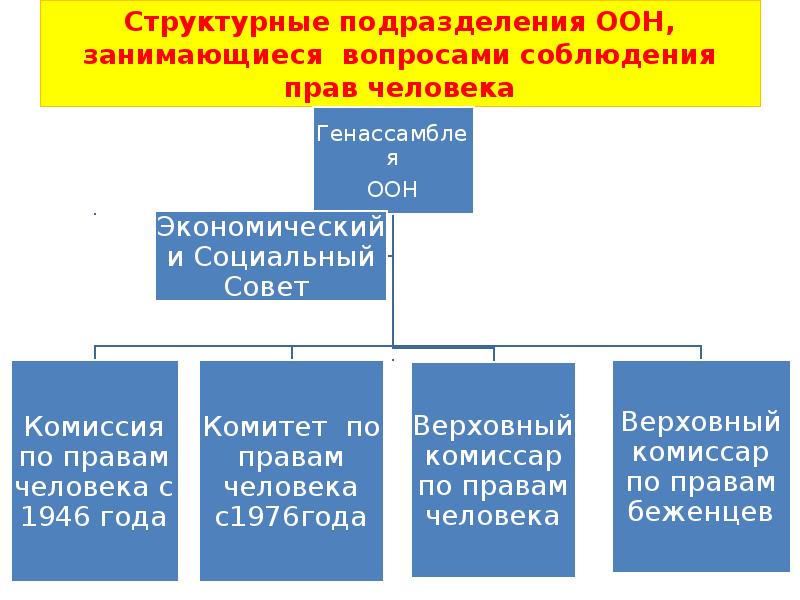 Понятие международного права прав человека презентация